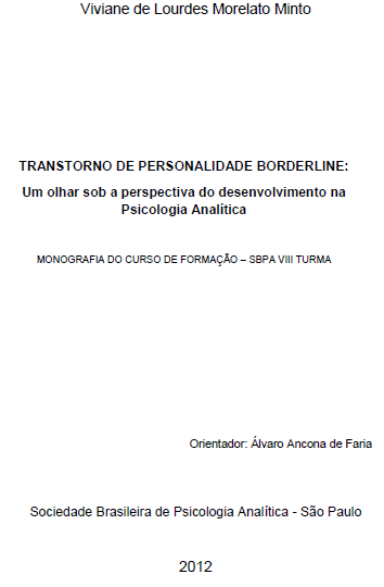 FÓRUM DE MONOGRAFIAS - EDIÇÃO ESPECIAL - Sociedade Brasileira de Psicologia  Analítica - SBPA